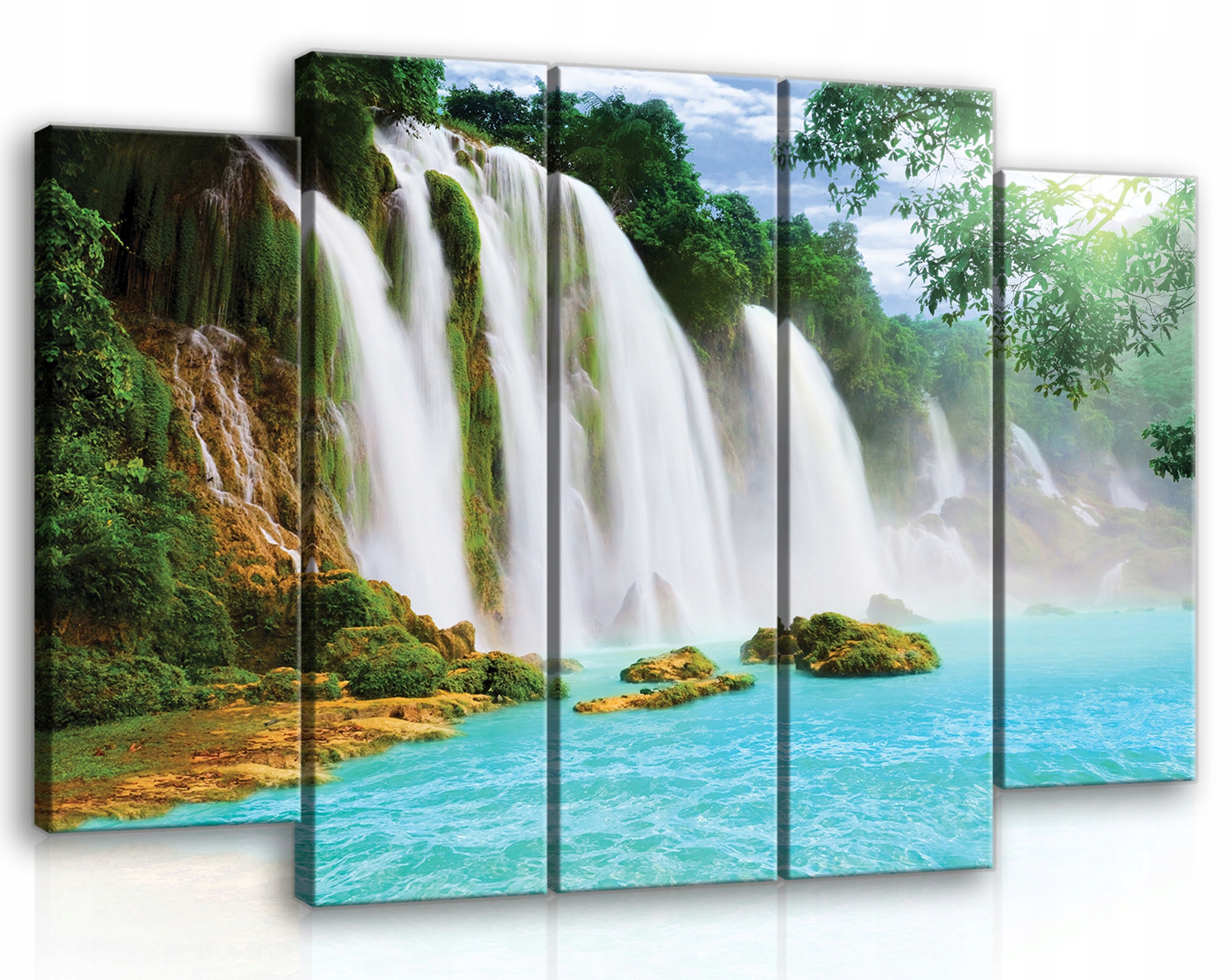 Obraz Na Plátně Canvas 150x100 Vodopád Hory