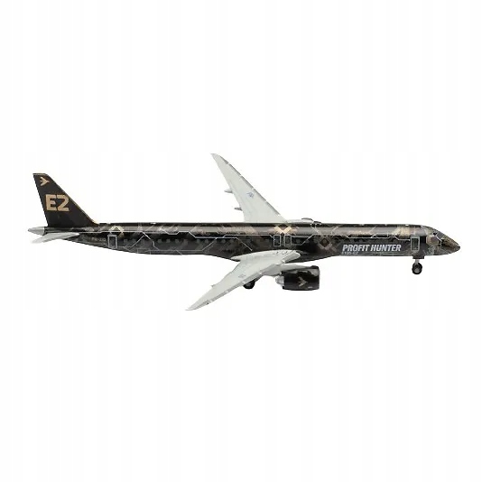 Model Embraer ERJ195-E2 Profit Hunter Golden Eagle Pr-ziq 1:500