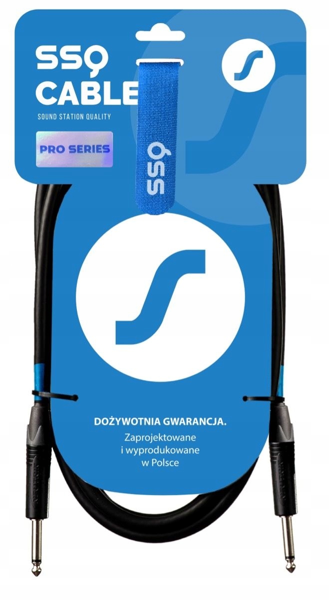 Kabel jack 6,3 mm jack 6,3 mm Ssq JMPJMP3 Pro 3 m