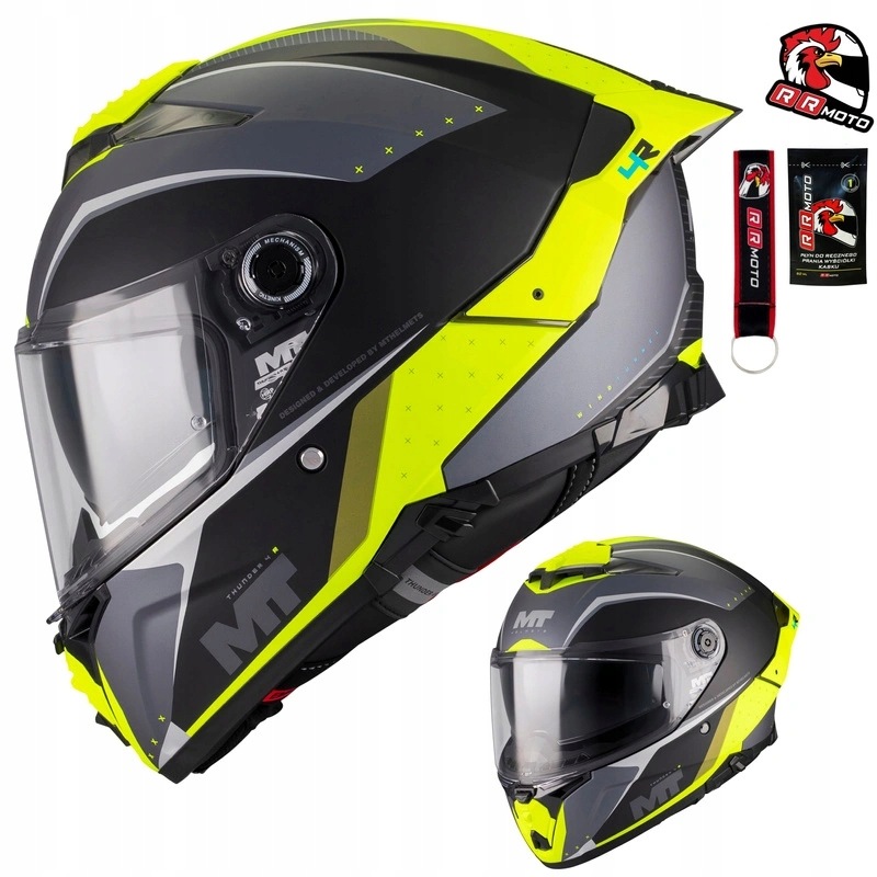 Helma Mt Thunder 4 R Sv Wind Tunnel B3 Matt čierna šedá žltá fluo Darčeky