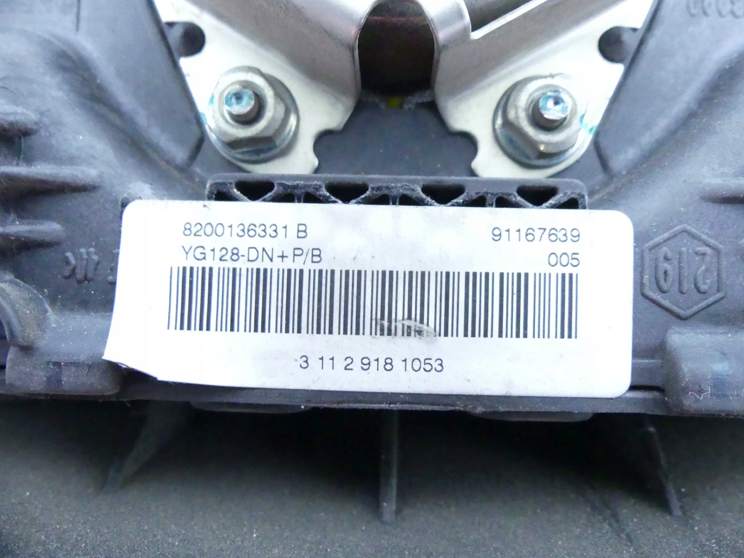 подушка безопасности водители renault TRAFIC II