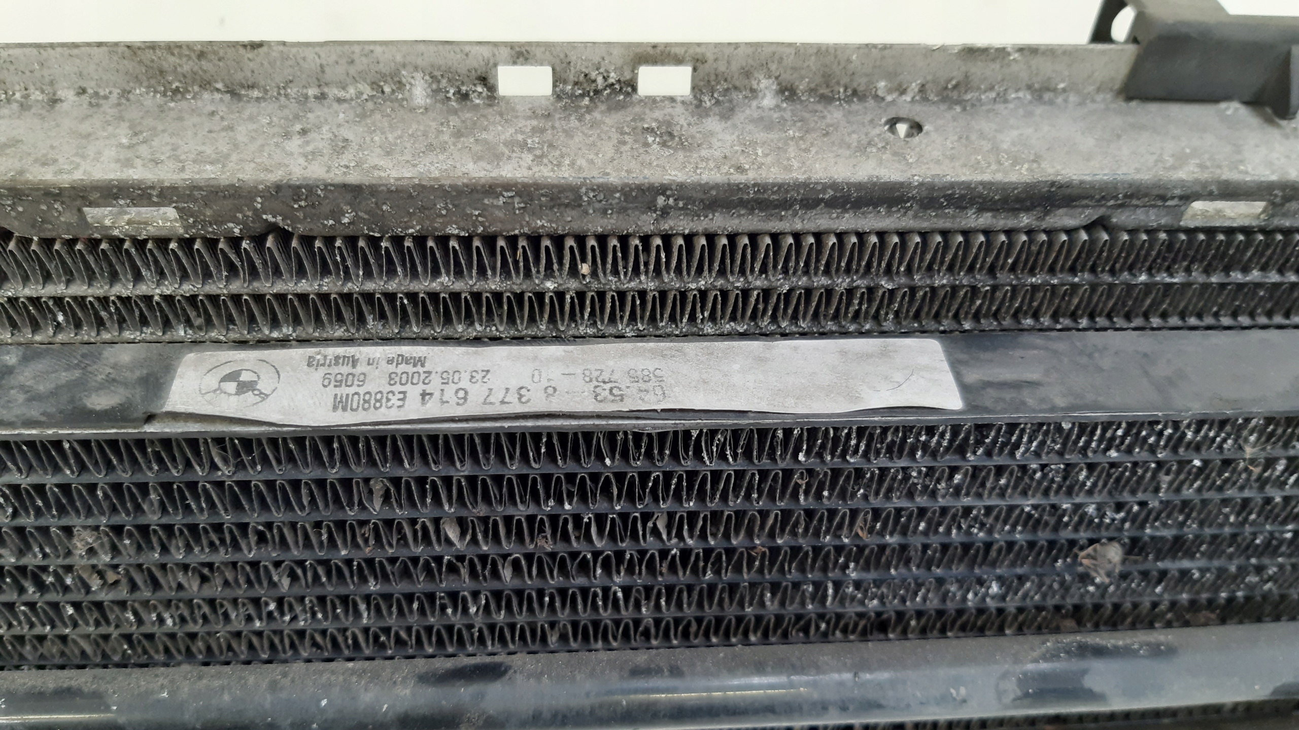 chladič vody klimatizaci 8377614 BMW E46 Compact