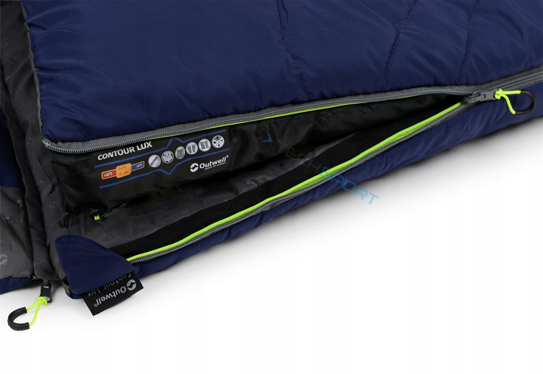 ŚPIWÓR OUTWELL CONTOUR LUX DOUBLE WYPRZEDAŻ -22st Długość 220 cm