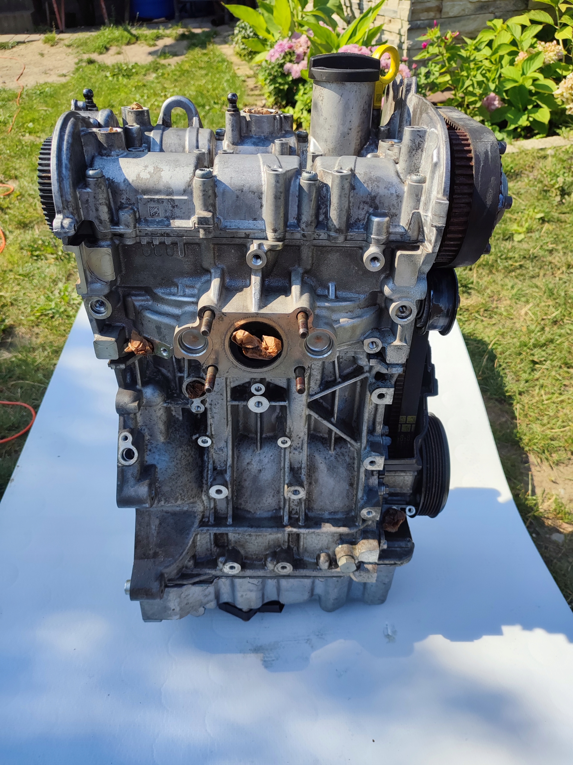 Silnik słupek blok CHZ 1.0 TSI VW GOLF 7 SEAT SKODA