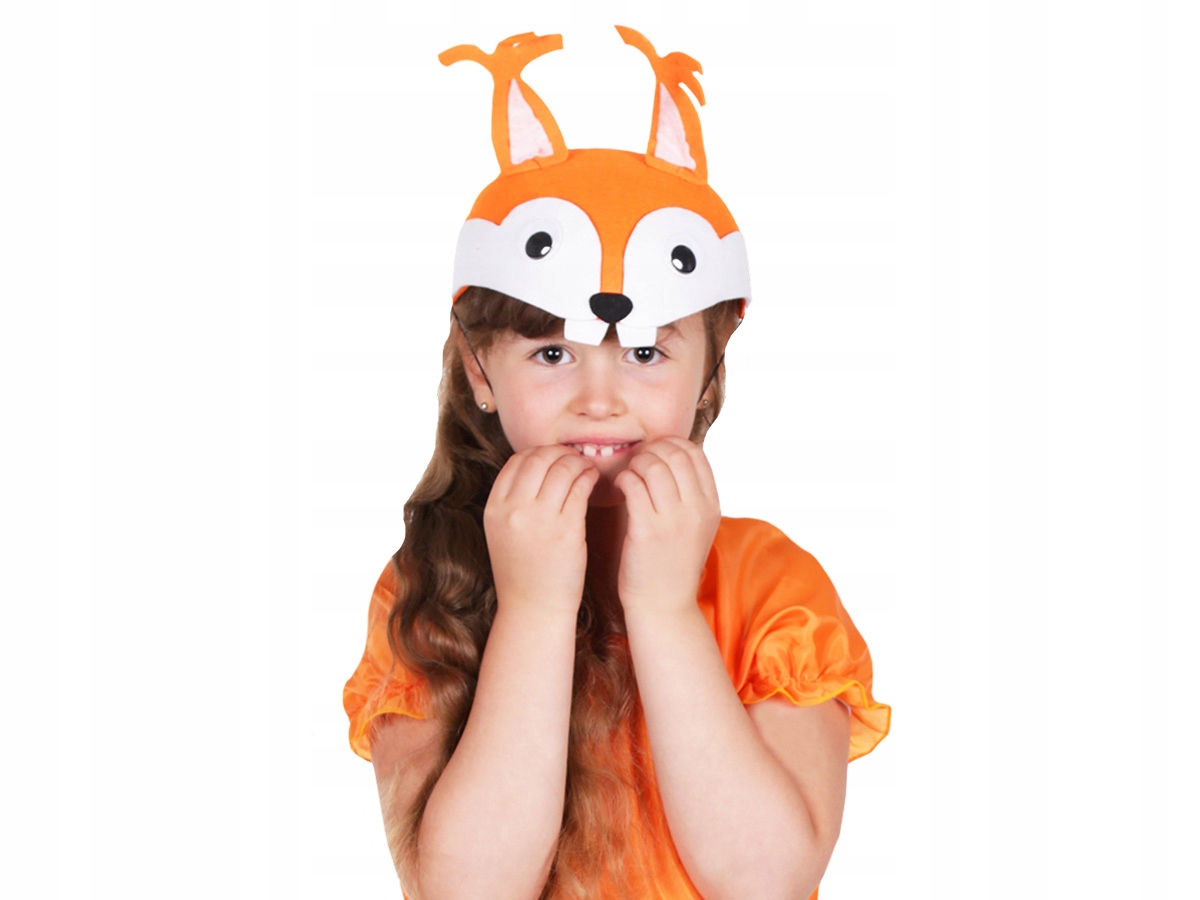 CZAPKA WIEWIÓRKA STRÓJ WIEWIÓRKA POMARAŃCZOWA Marka Kraszek