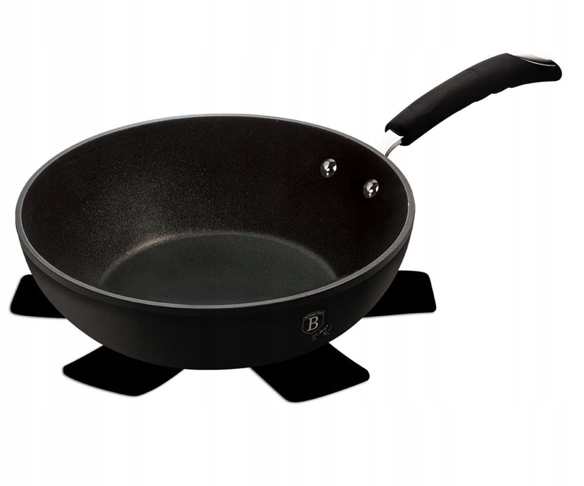 PATELNIA WOK GRANITOWY 28cm BERLINGERHAUS BH-6126 Kolor czarny