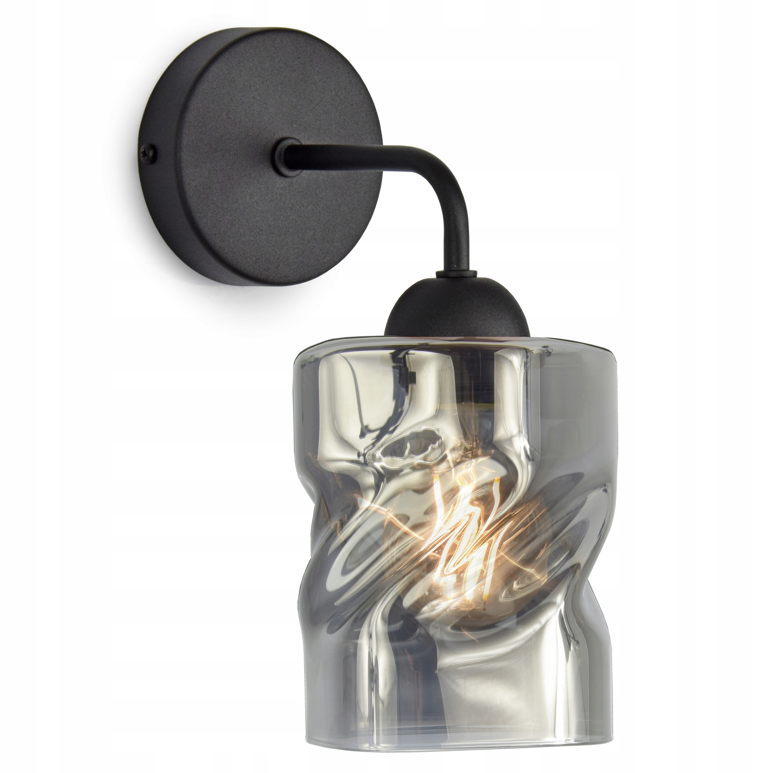 

Szklana Lampa Ścienna Kinkiet Led Luxolar Chrom