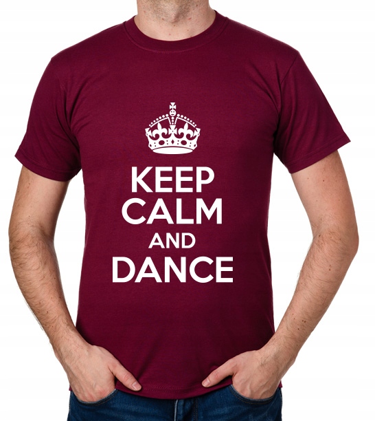 

koszulka Keep Calm And Dance prezent