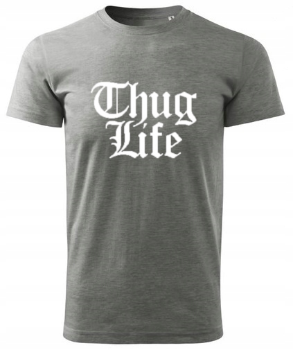 

Koszulka Męska T-shirt Thug Life 2PAC S-xxl Tu XL