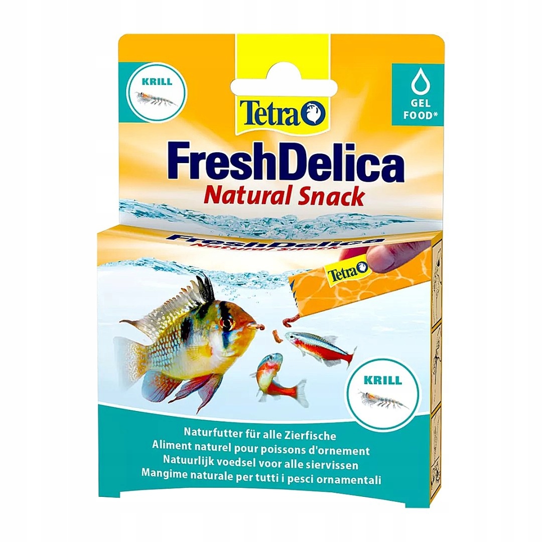 Levně Tetra FreshDelica Krill 48 g – pamlsek v gelu pro ryby