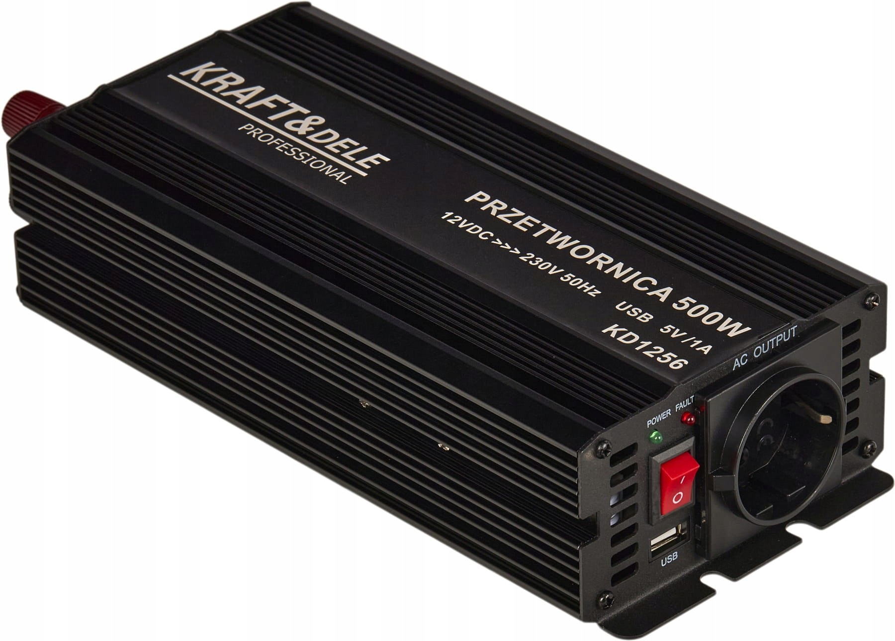 Menič napätia 12V na 230V 500/1000W Čistá Sínusoida KD1256