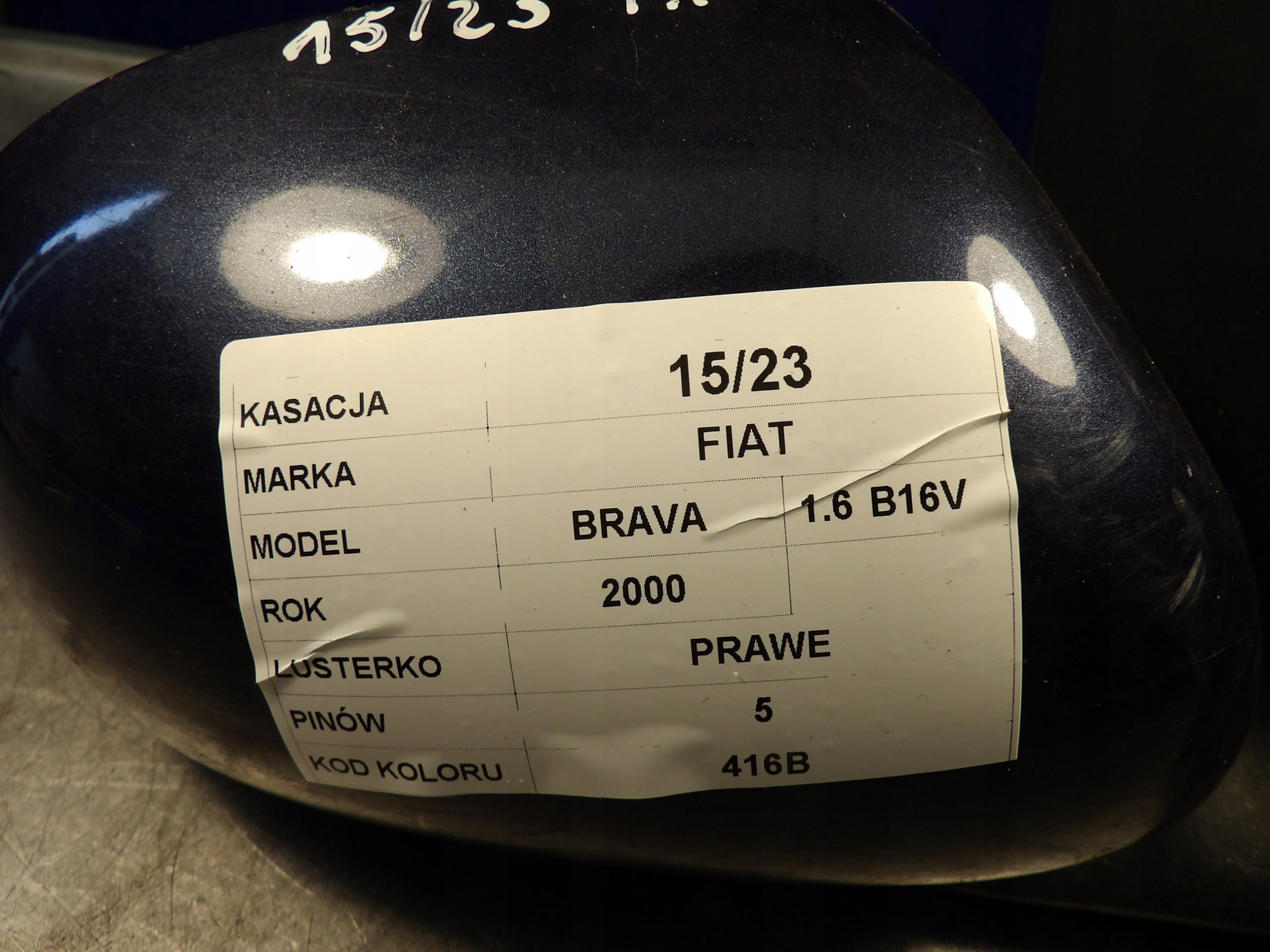 mirror right Fiat Brava and 416B 0151683
