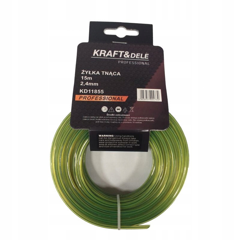 

Żyłka Do Kosy, Podkaszarek Skręcana 15M 2,4MM²