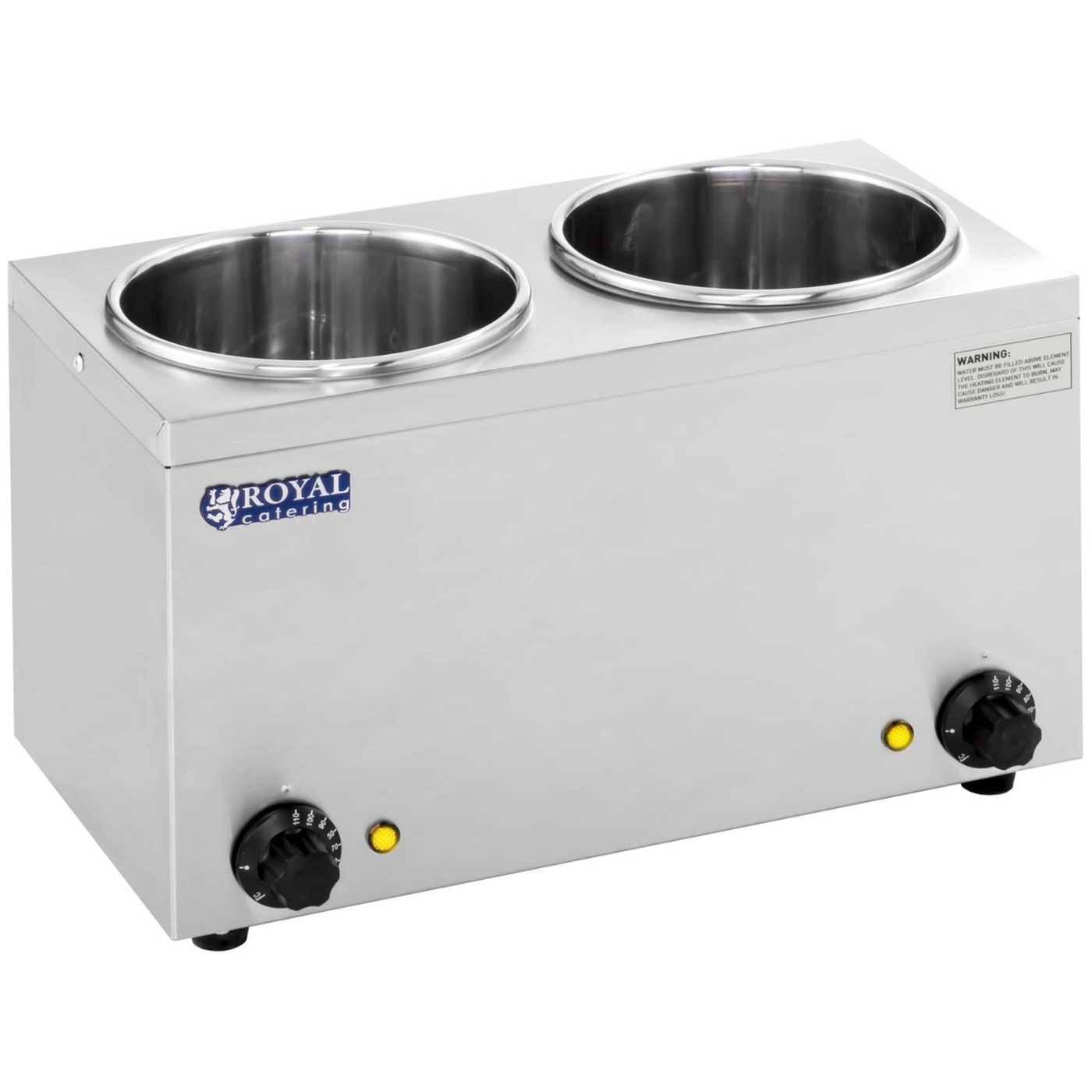 BEMAR DO ZUPY STAL SZLACHETNA DWUKOMOROWY 2x150W Marka Royal Catering