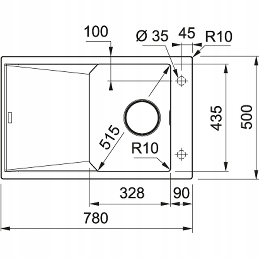 Zlew Franke FXG 611-78 granit onyx od ręki ! Marka inna