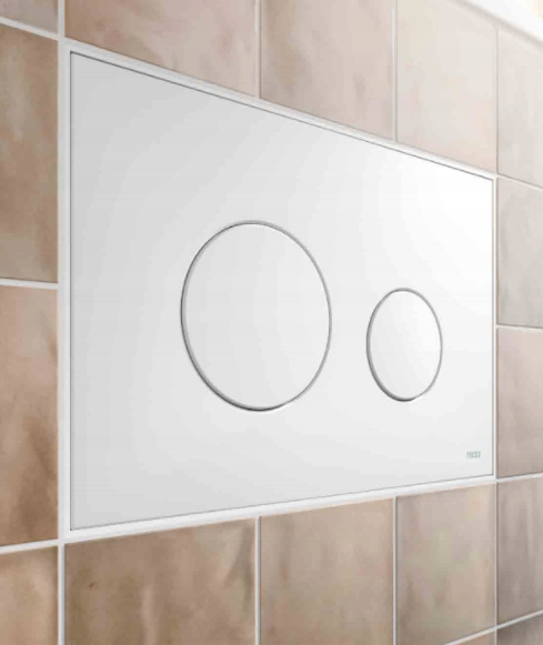 Przycisk spłukujący do WC Tece Loop biały połysk 9240920 Marka Tece