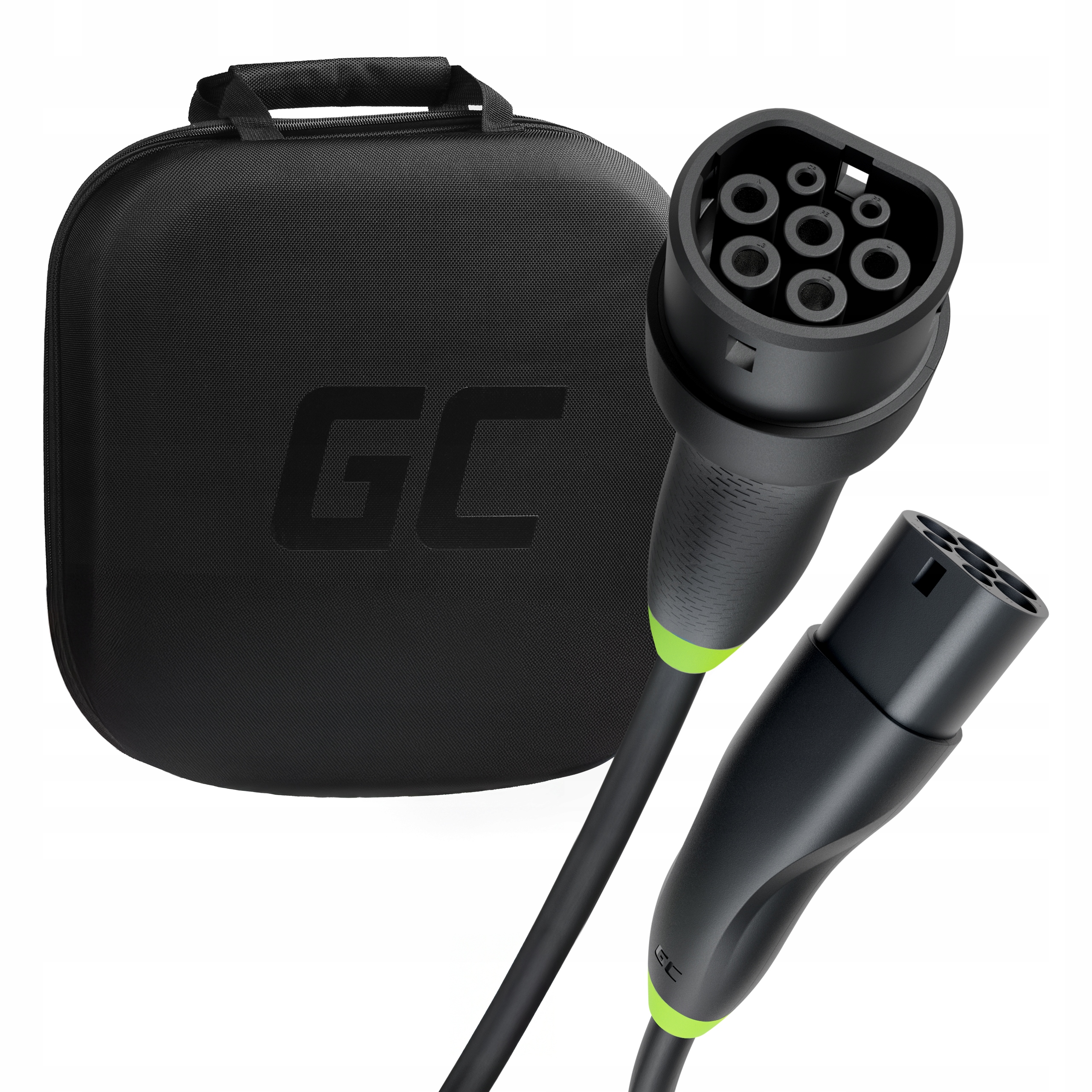 Gc Snap Kabel Type 2 11 kW 5 m 32 A 3-fázový pro nabíjení Ev Phev Tesla Bmw i3