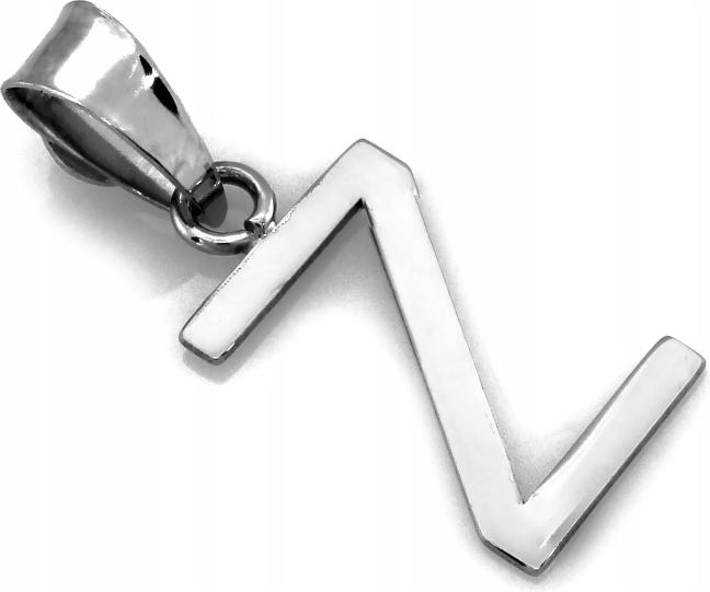 Zlatý přívěsek 585 písmeno Z z bílého zlata přívěsek módní vzor dárek