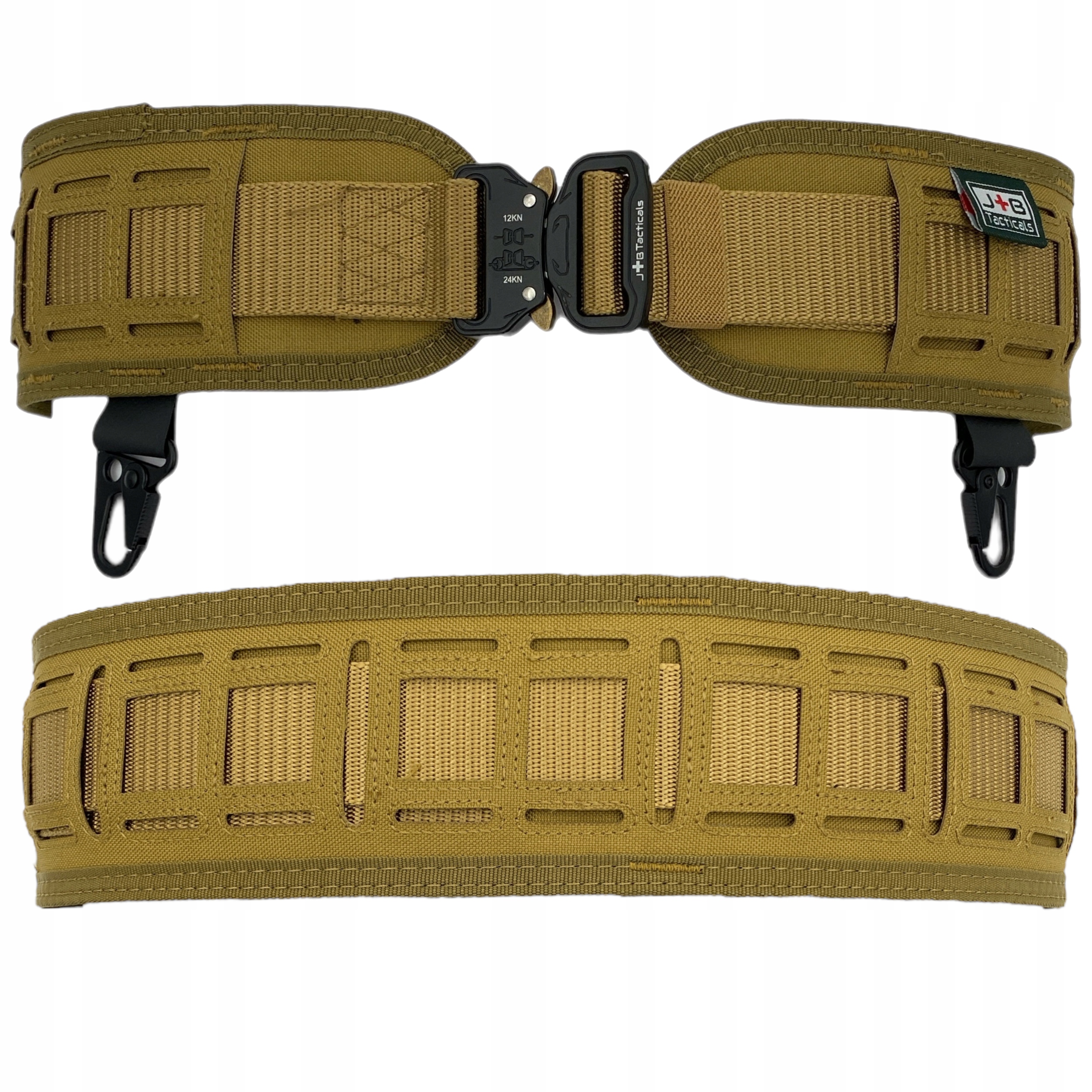 Pasek Pas Taktyczny Bojowy Strzelecki Wojskowy Molle Brązowy Premium