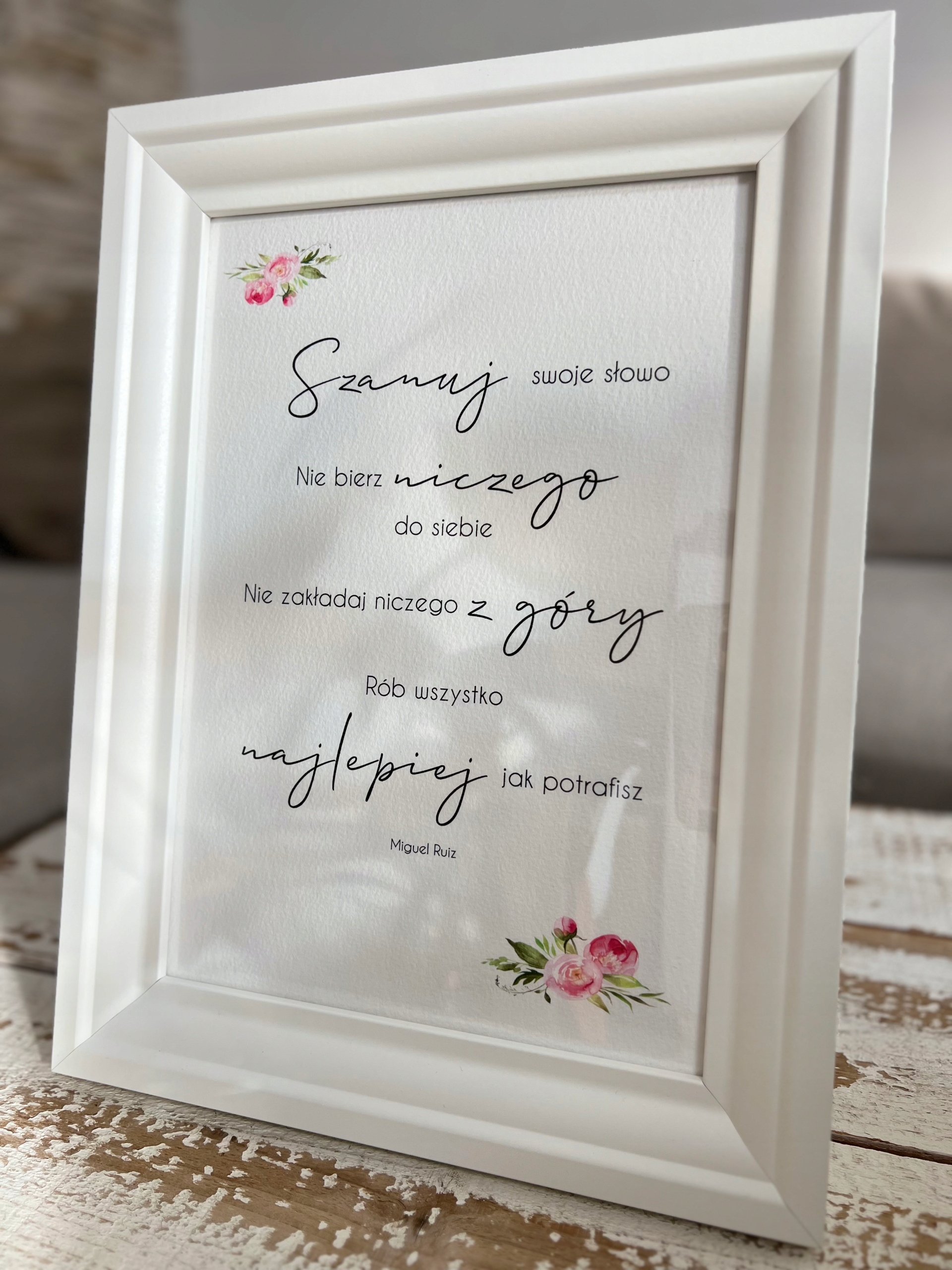 Rámeček motivační citát A4 motivační citáty