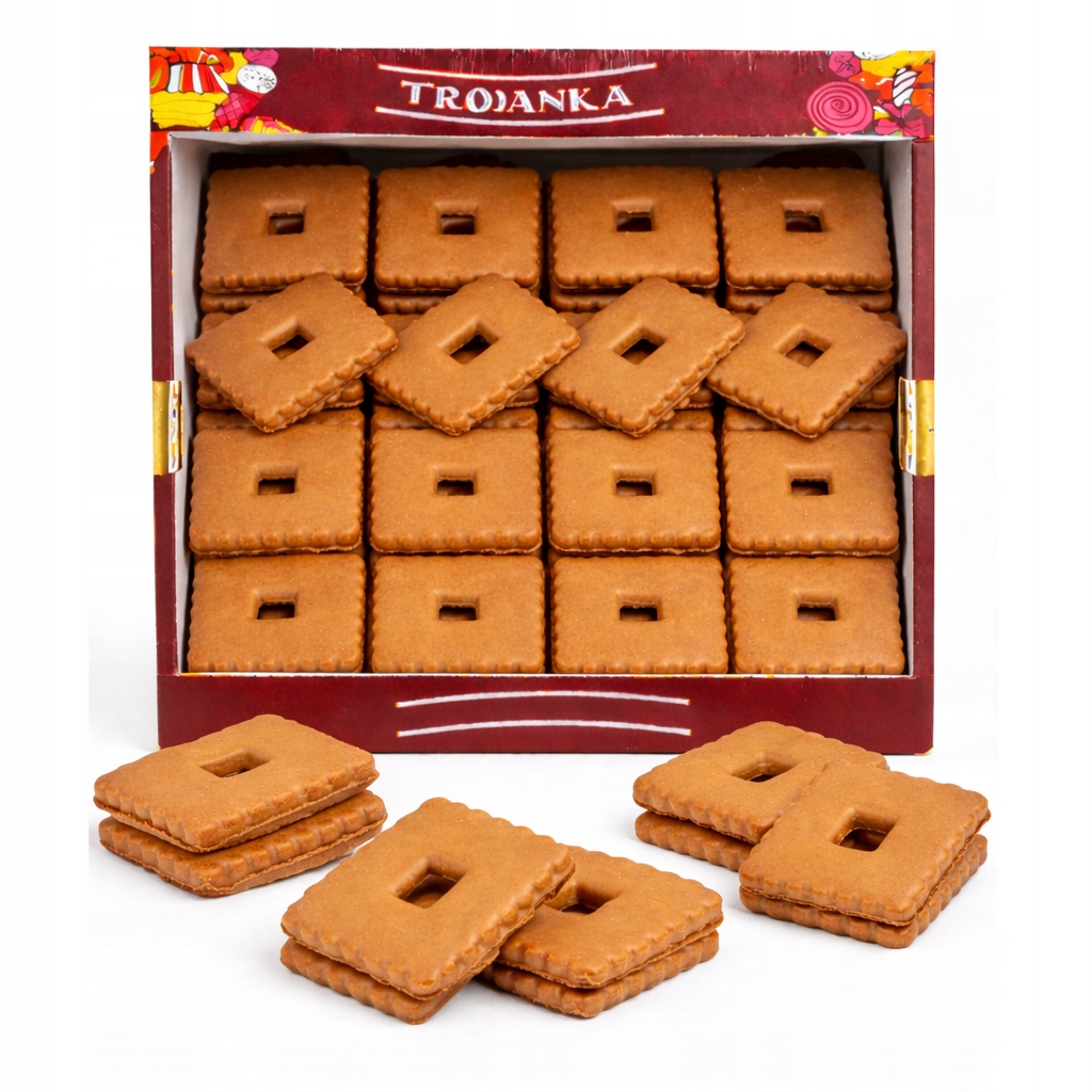 Trojanka Sušenky Sušenky v polevě Toffi 3 kg Sladkosti do kanceláře i obchodu