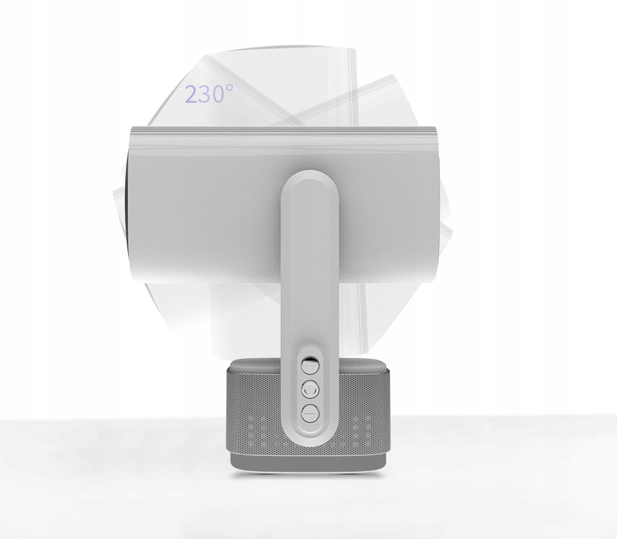 RZUTNIK PROJEKTOR 2024 OBROTOWY LED 2024 ANDROID WIFI PRZENOŚNY BATERIA Marka bez marki