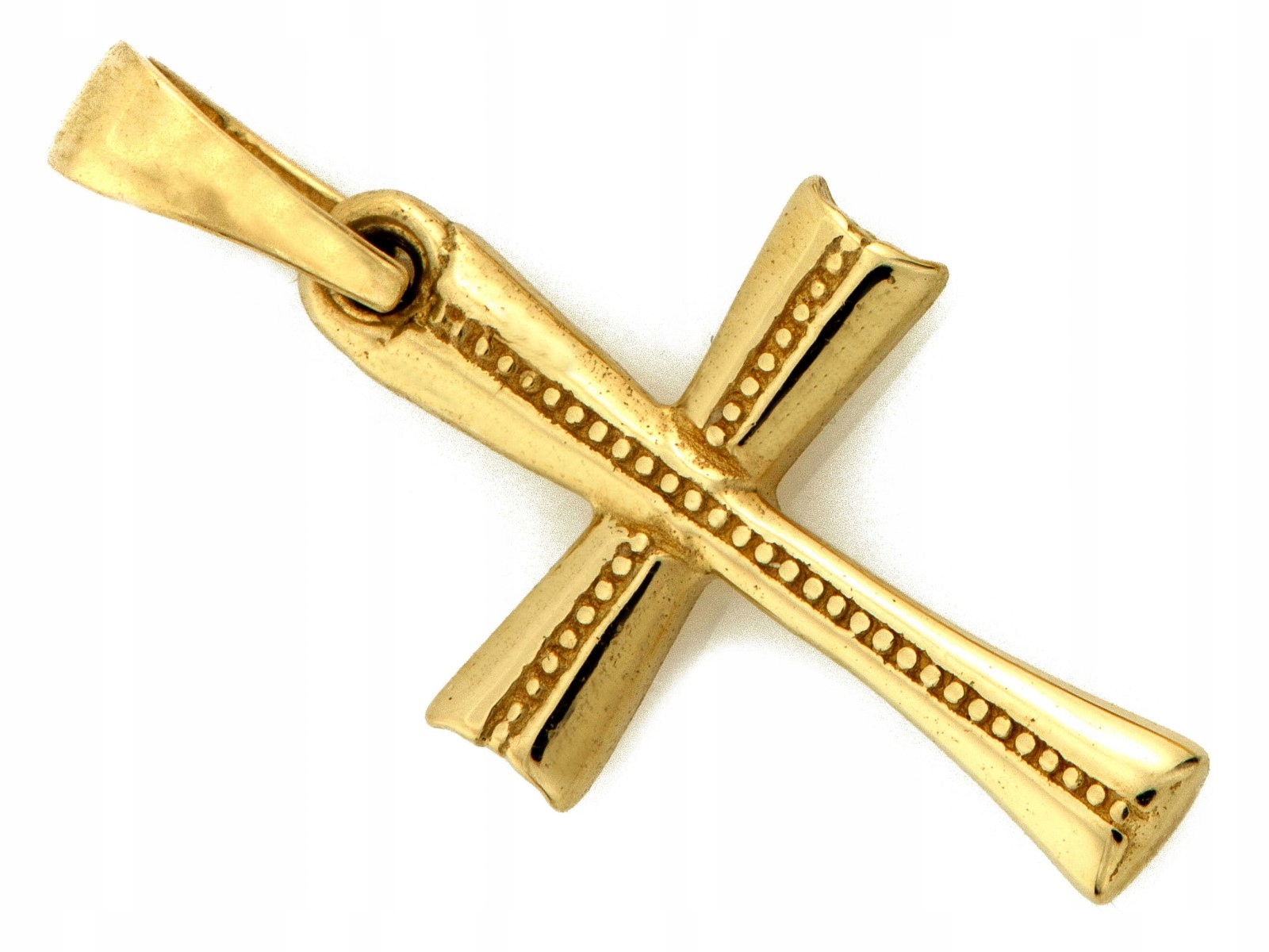 Zlatý přívěsek pro ženu 585 s křížkem 0.45 g, moderní, 14 karátů