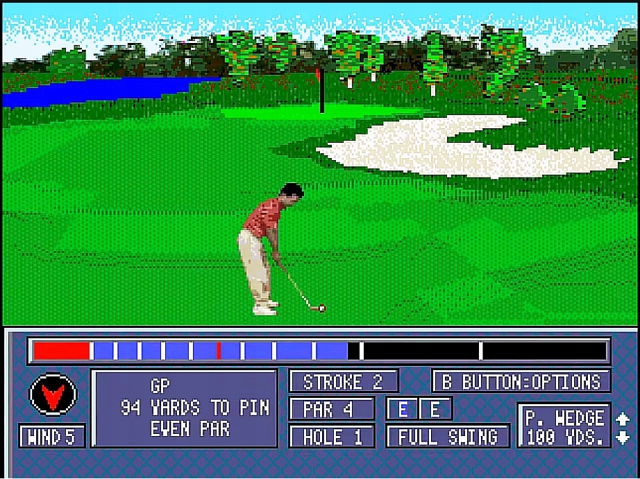 Jack Nicklaus Power Challenge Golf - gra na konsole Sega Mega Drive. Platforma Sega Megadrive