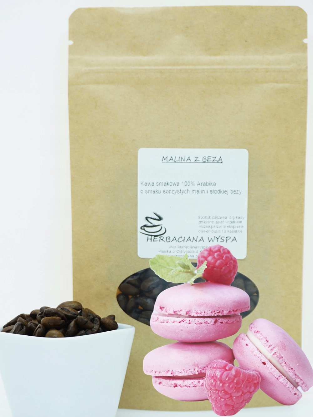 Levně Malina S Bezou 1 kg káva