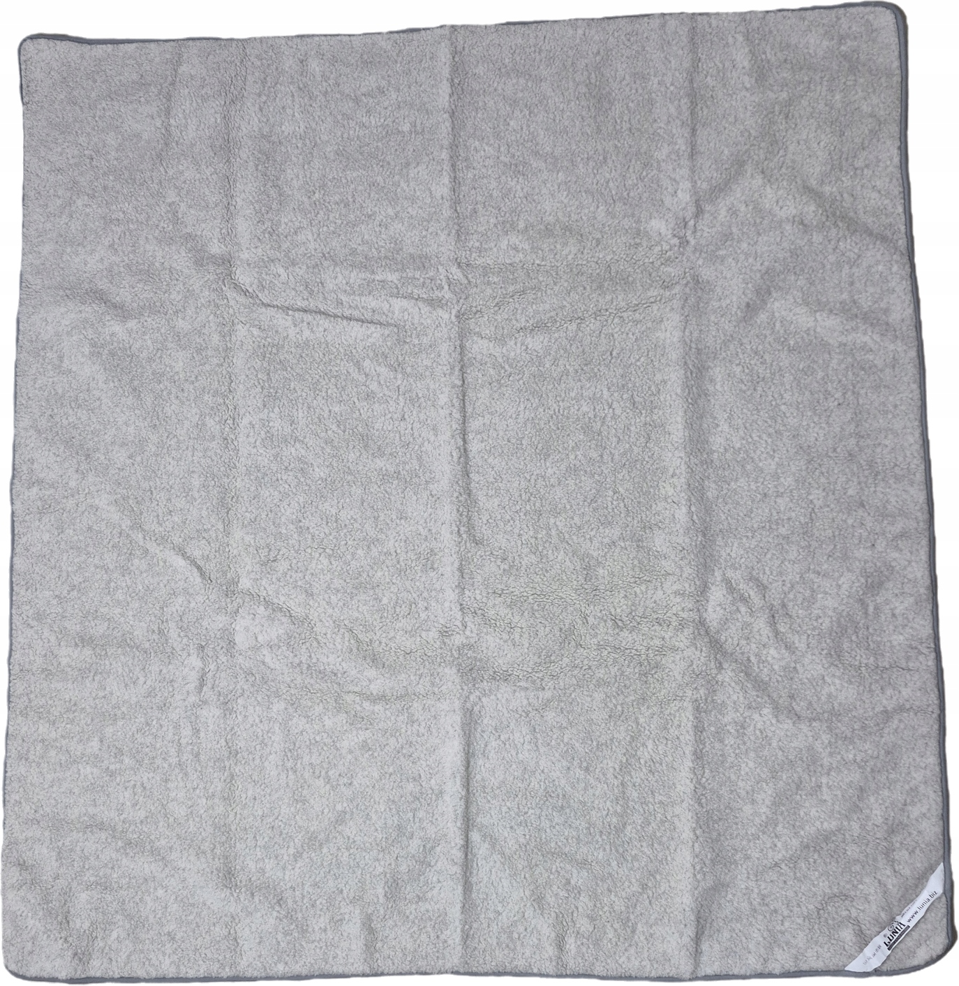 Vlněná deka 100% Ovčí vlna Šedá 215 x 200 cm zimní teplá univerzální