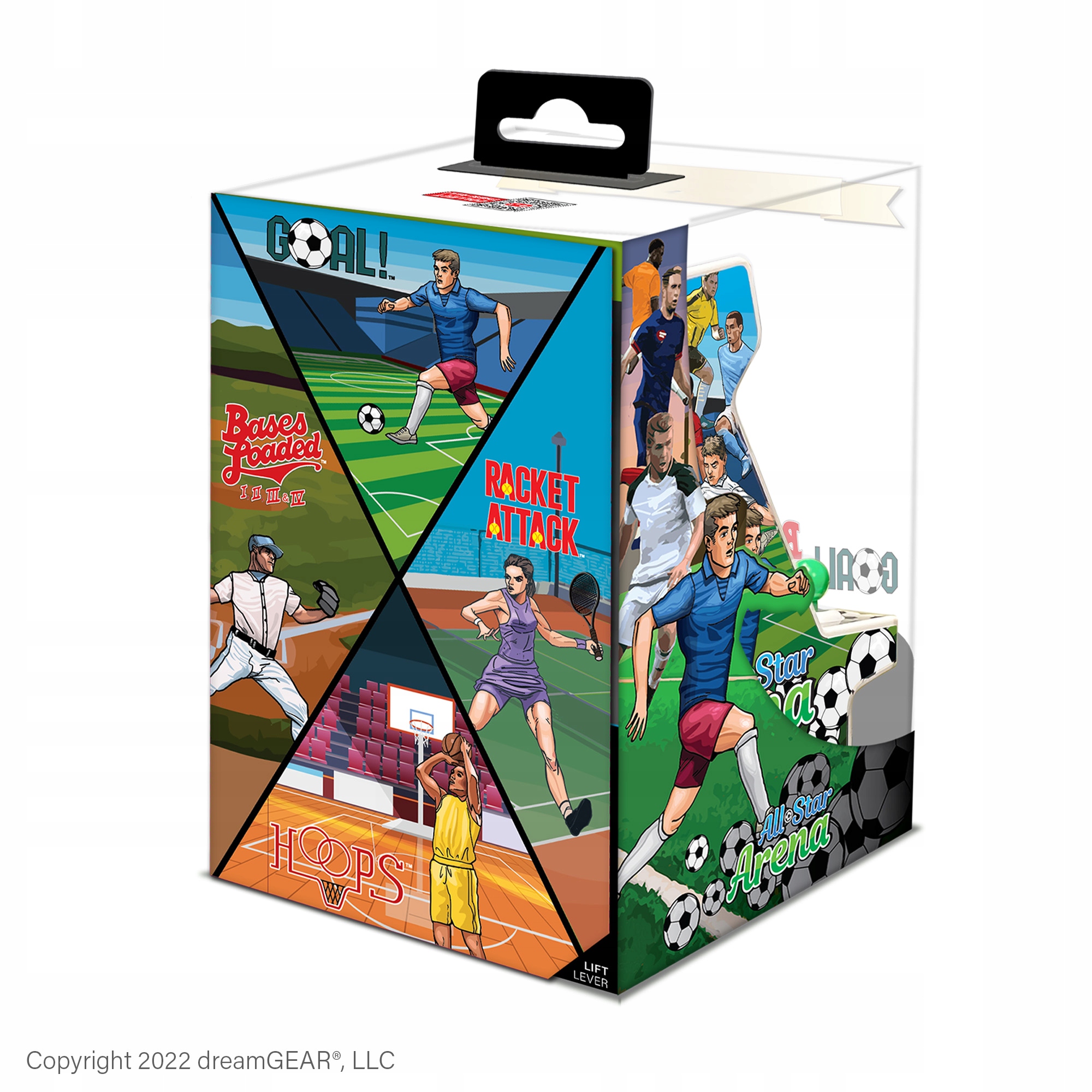 MINI KONSOLA RETRO 108 GIER DGUNL-4119 GRA PIŁKA NOŻNA ARCADE Model DGUNL-4119