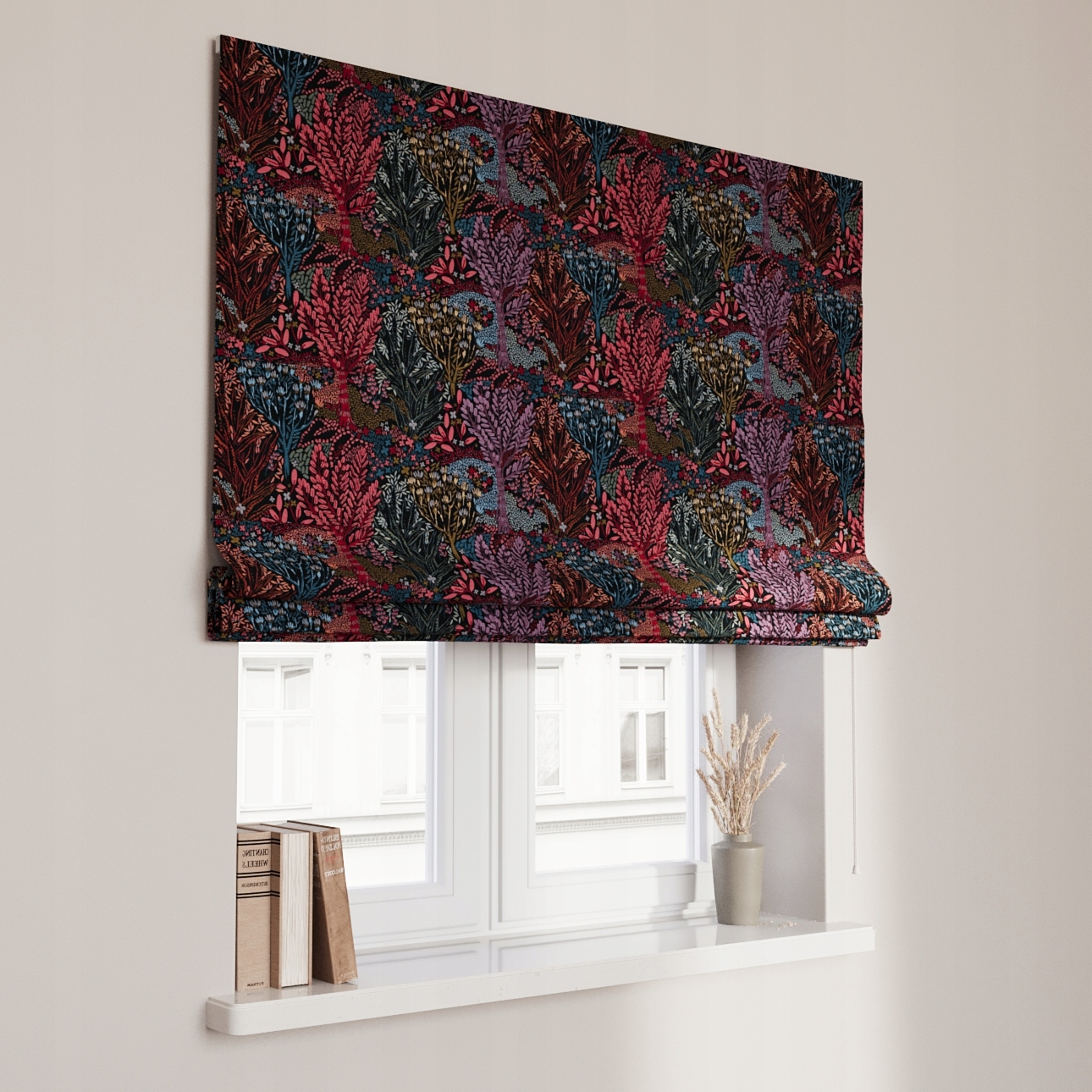 Hotová římská roleta Capri 120 x 170 cm fialová