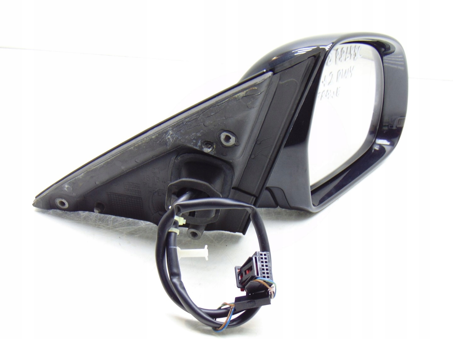 mirror exterior right AUDI A4 B8 LY9B 6+2 PIN ASYSTENT