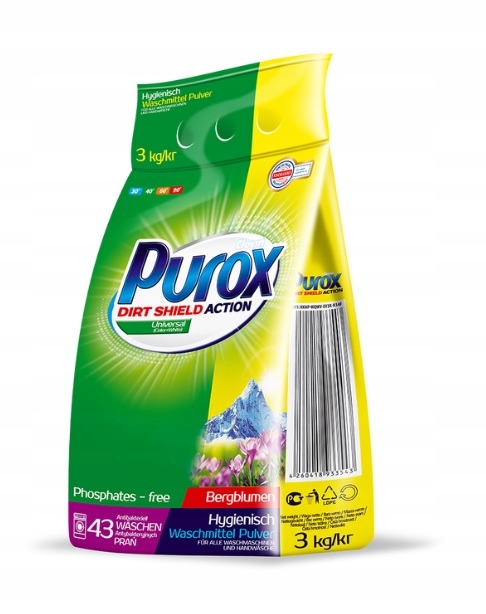 

Purox Proszek do prania 3kg Uniwersalny