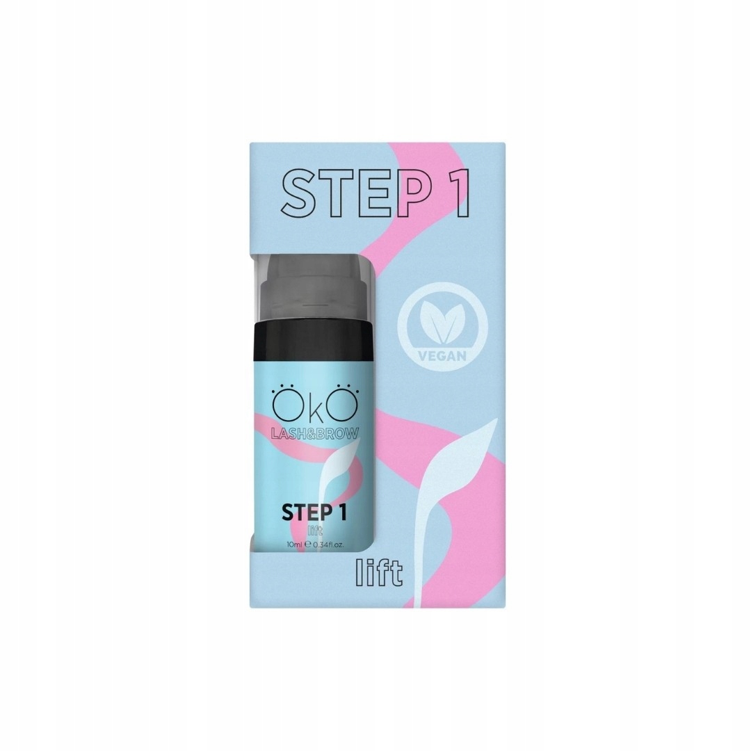 Přípravek na laminaci řas a obočí Prostředek Step 1 Lift 10 ml OkO
