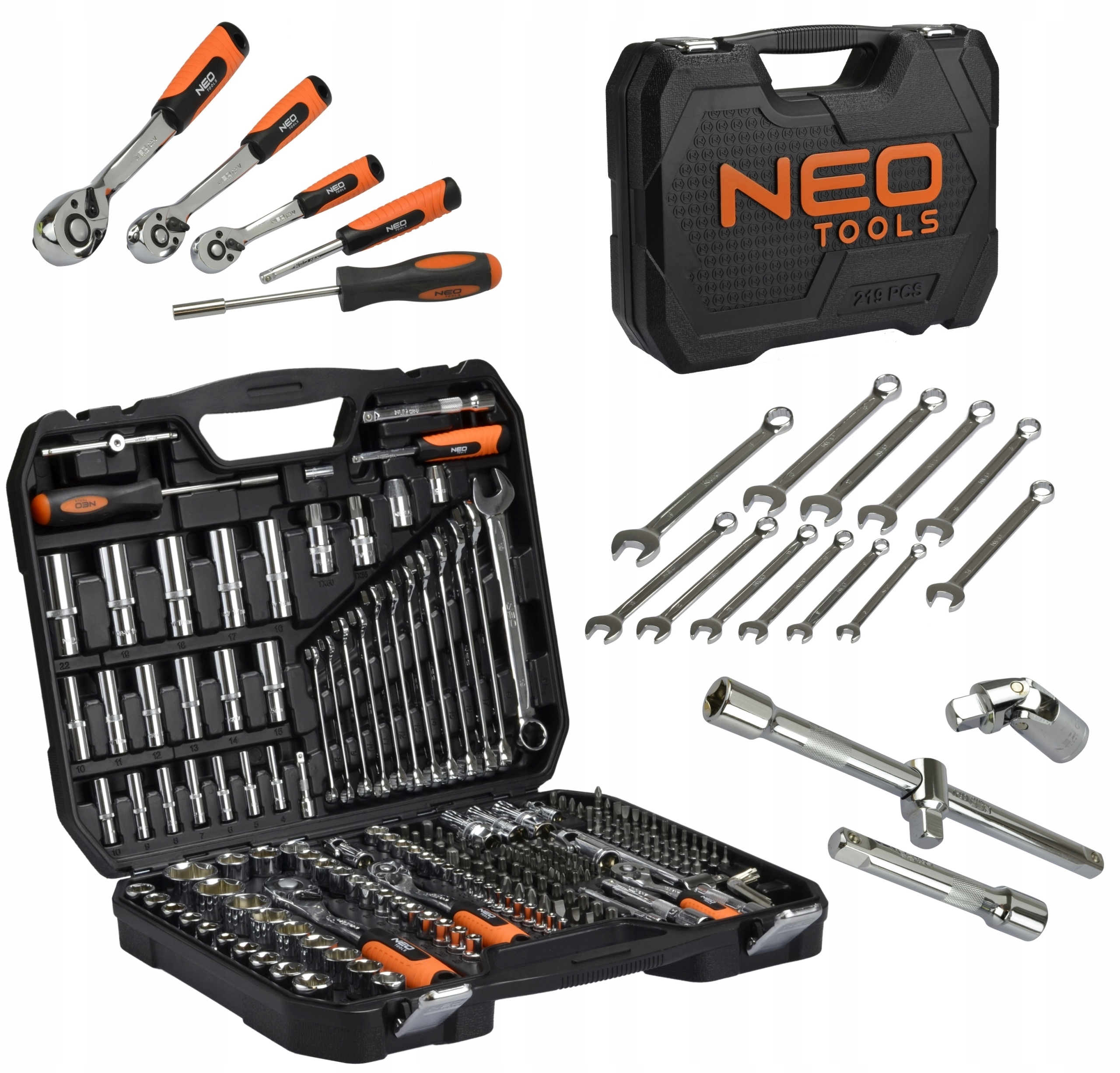 

Zestaw narzędzi Neo Tools 08-671_px 219 el. Klucze