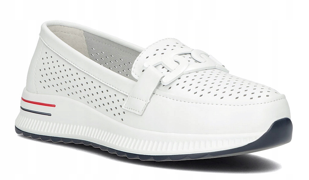 Dámské polobotky mokasíny kožené Filippo 4400 Wh r40