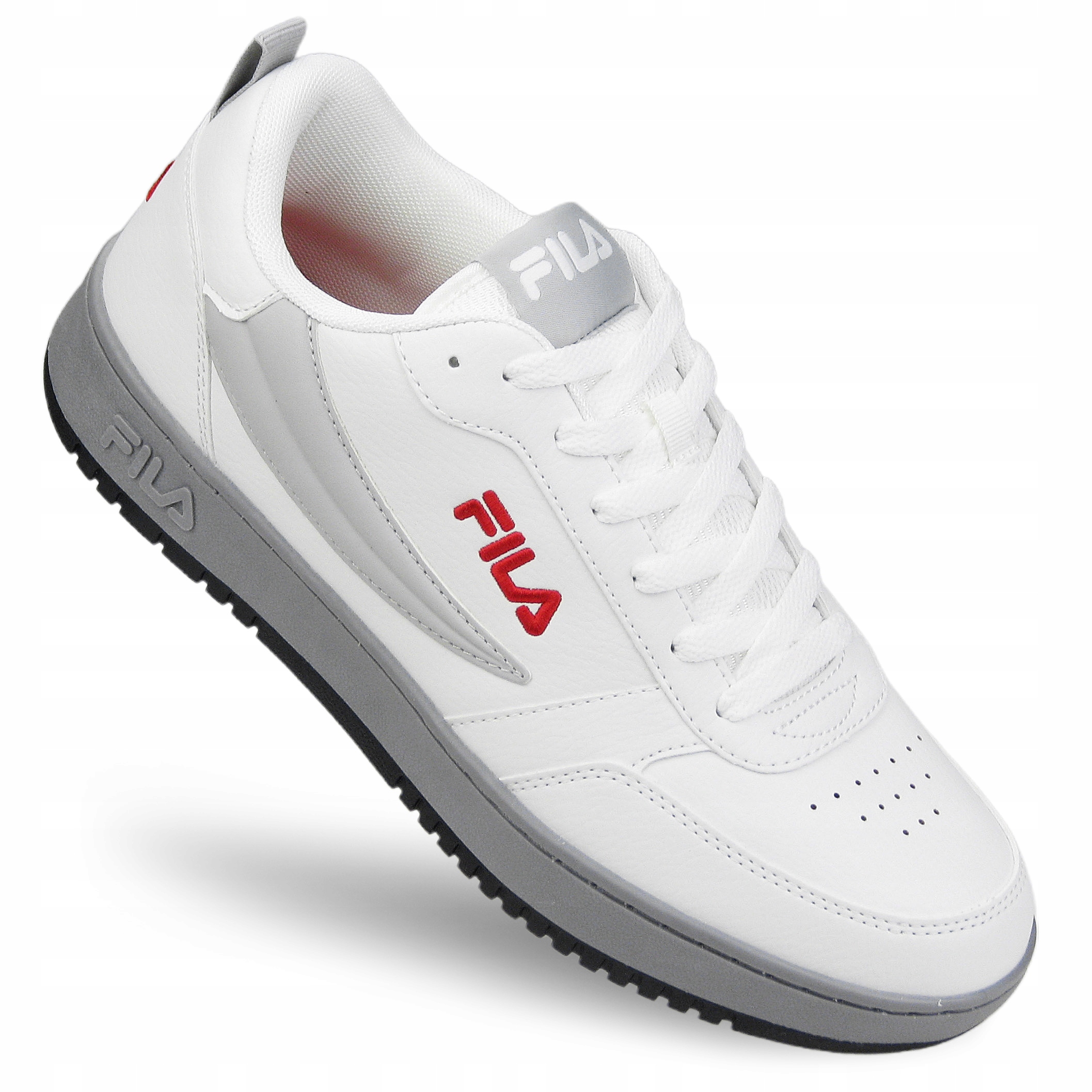 Buty męskie Fila Rega Sportowe ekoskóra sneakersy lekkie FFM0370 białe 42