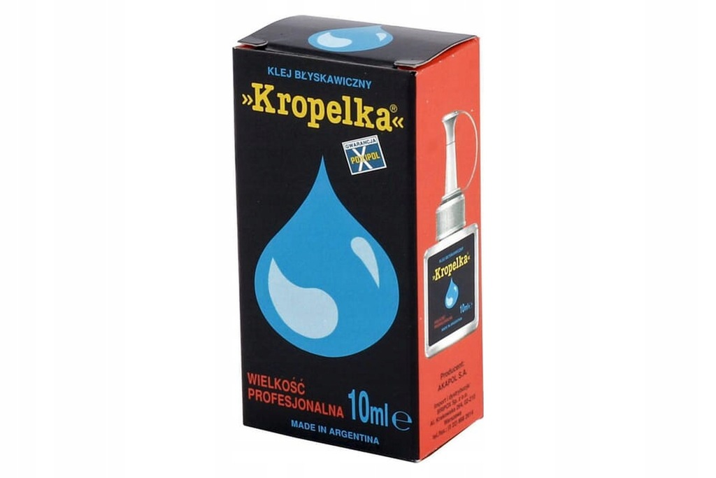 Klej Błyskawiczny Bezbarwny Kontaktowy Klej Kropelka 10ml