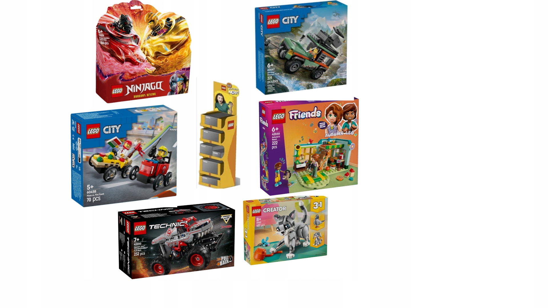 Lego Klocki Display MIX Slim