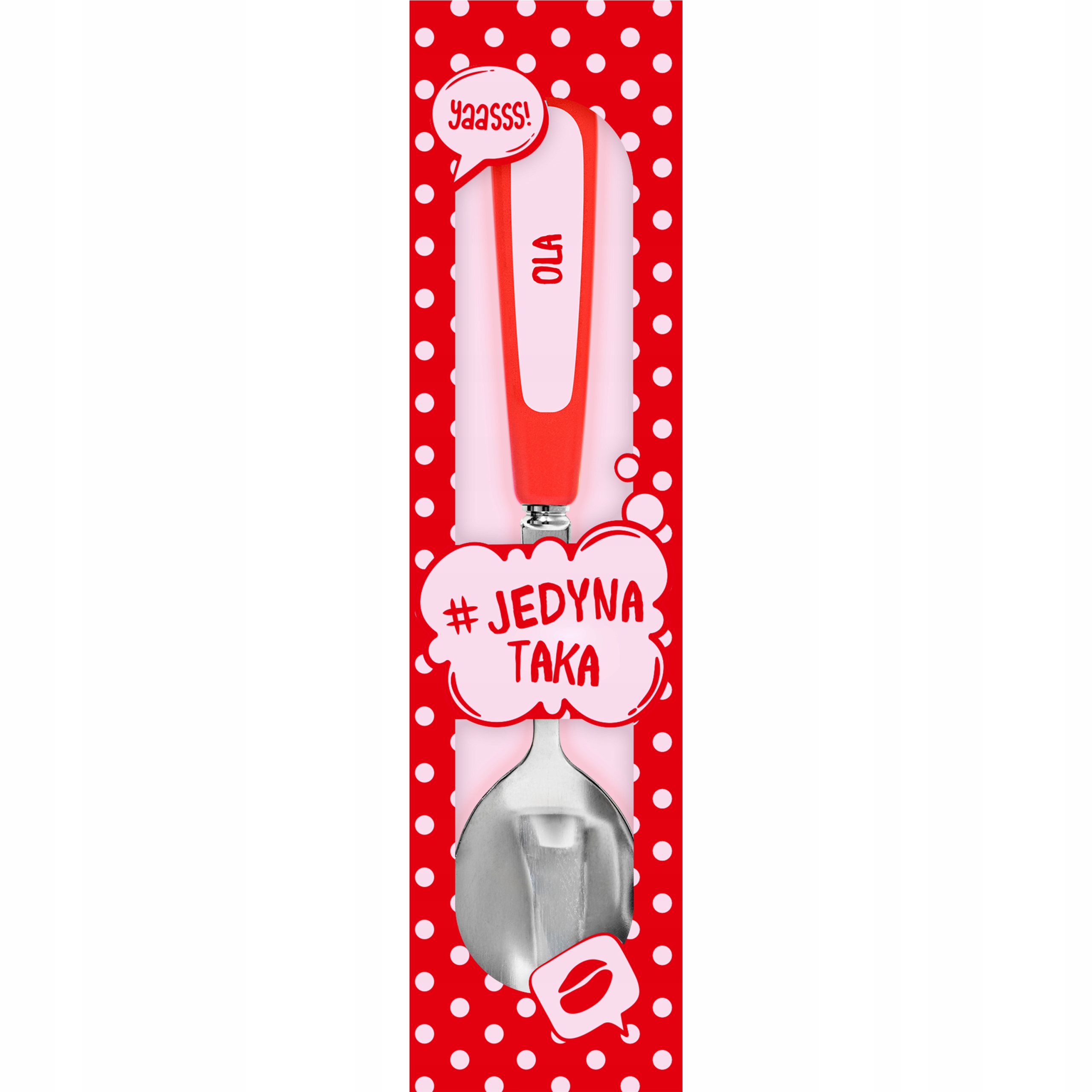 

Łyżeczka na prezent, łyżka z napisem Ola