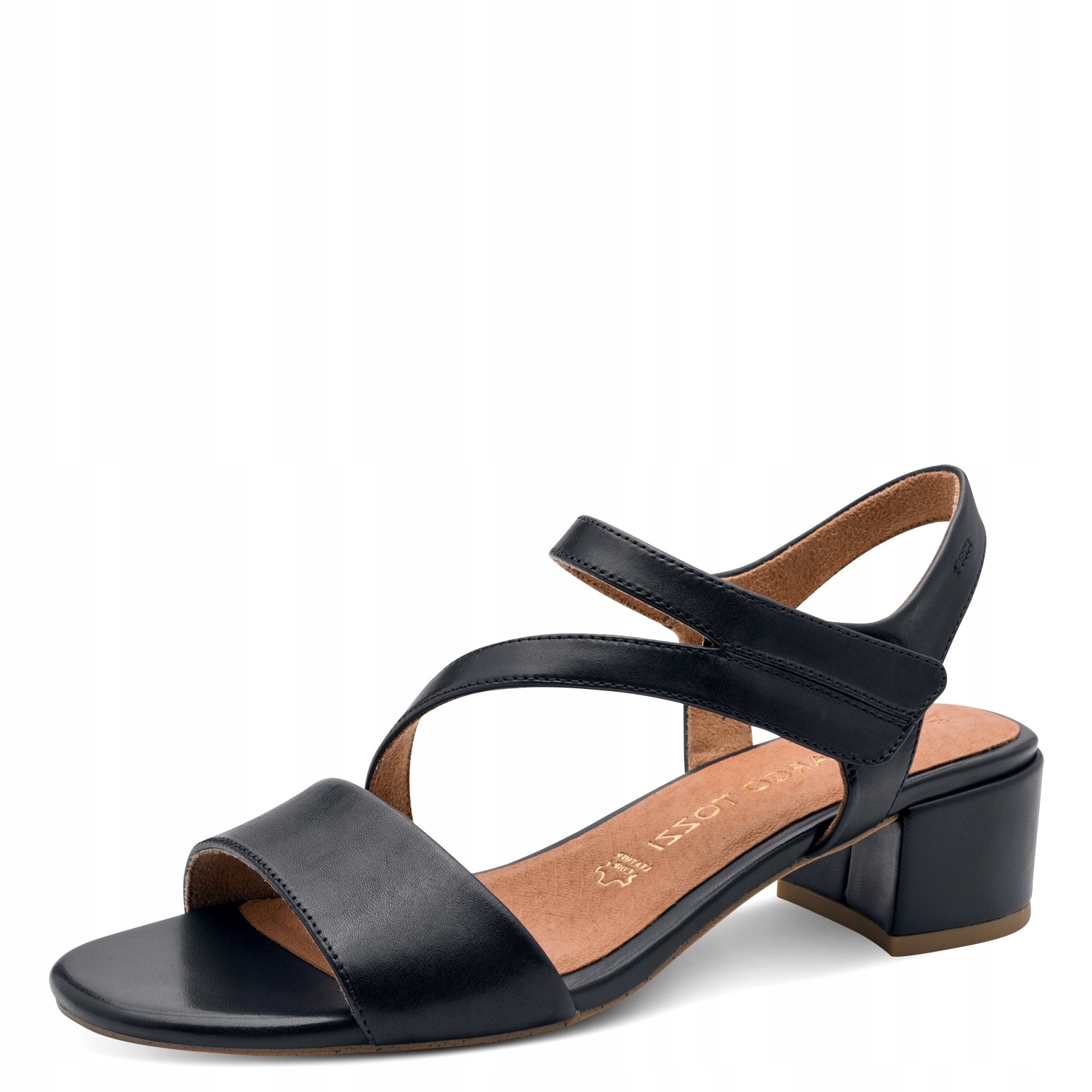 Marco Tozzi 28209-46 Sandály Tmavě Modré Klocek VEL.36