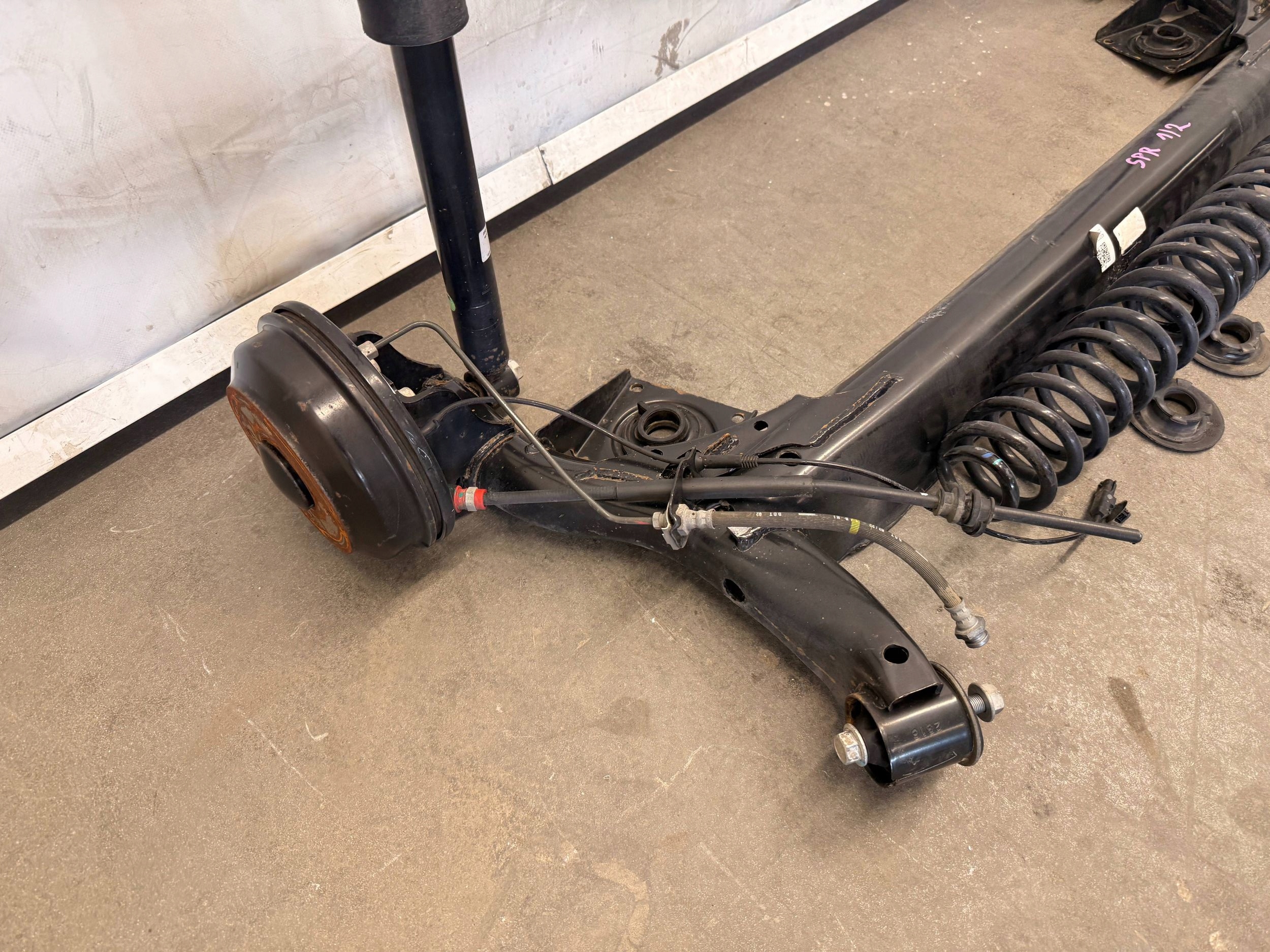 Dacia Spring suspension beam axis rear part rear complete