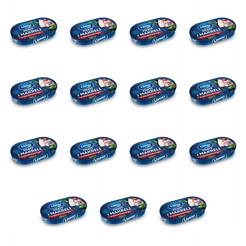 Filety z makreli w sosie pomidorowym Lisner 170 g X15