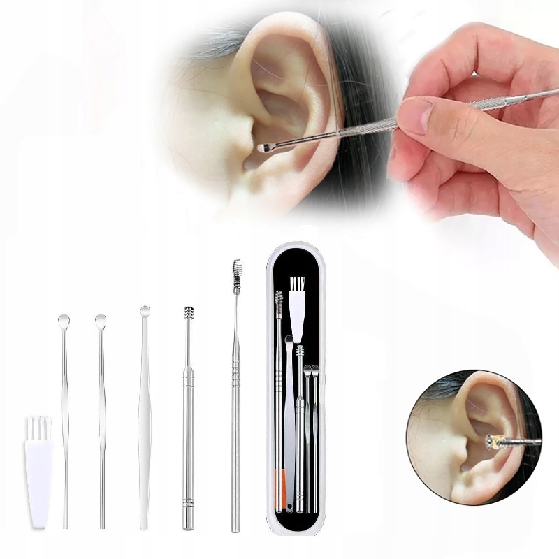 

Zestaw Do Czyszczenia Uszu Usuwania Woskowiny 6 El