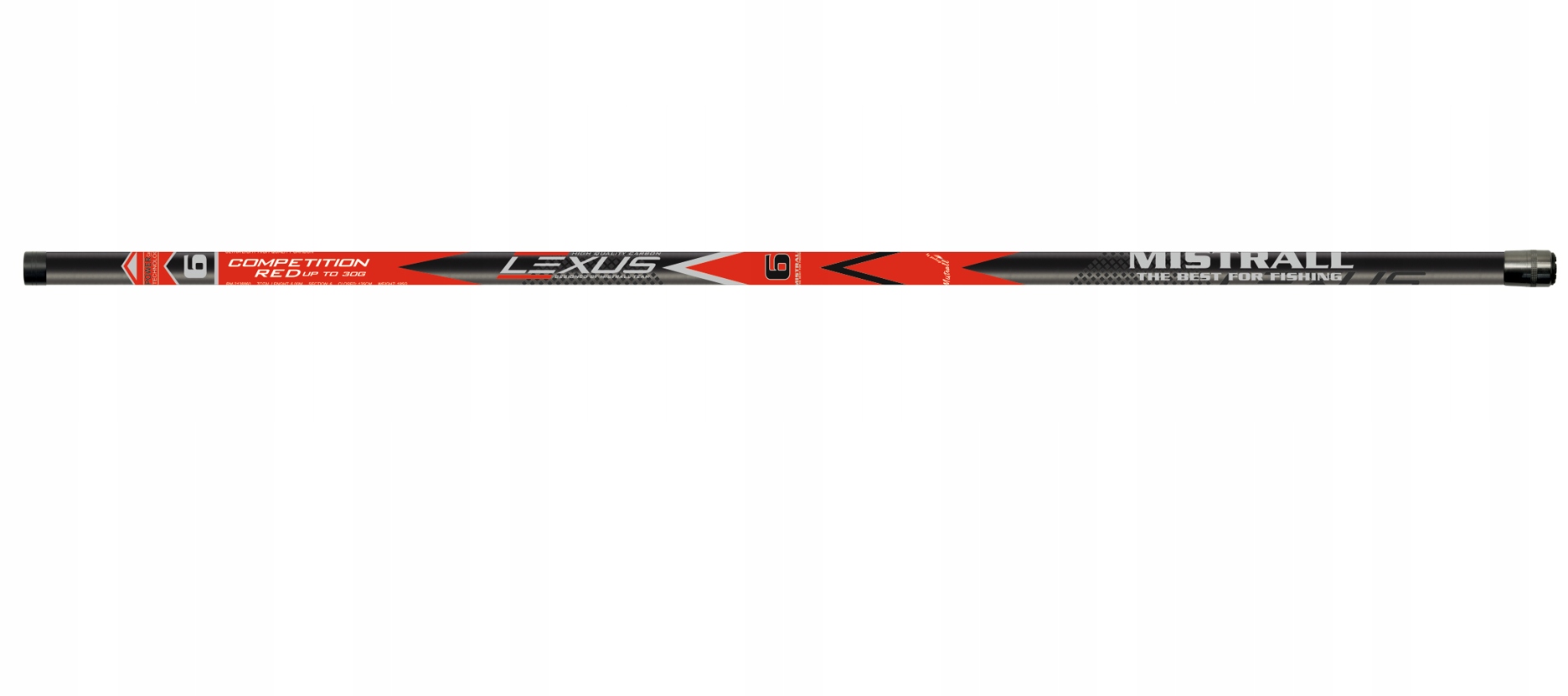 Mistrall Wędka Lexus Red Pole Bat 800 8m