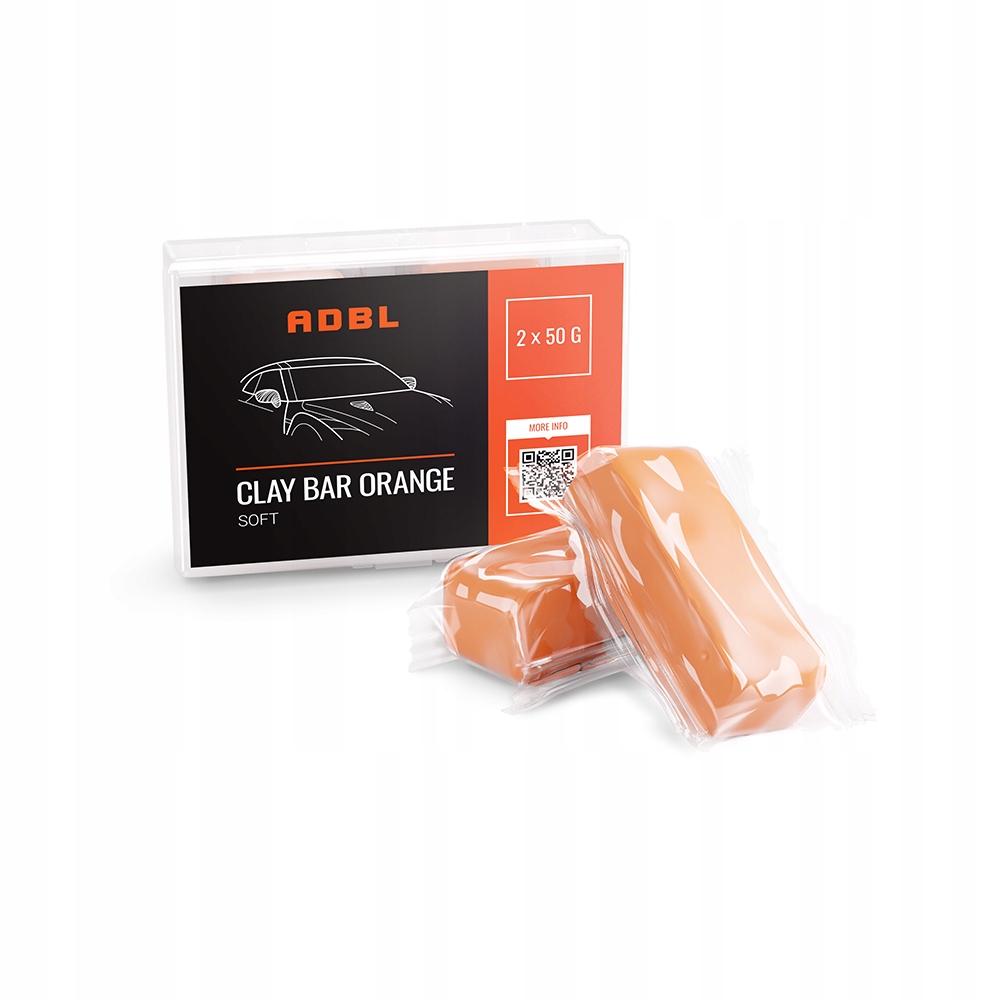 Adbl Clay Bar Orange 2 sztuki miękka glinka