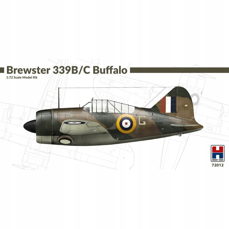 Brewster 339 B/c Buffalo 1:72 Hobby 2000 72012
