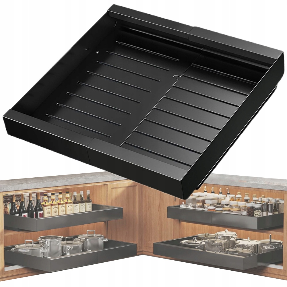 Šuplík Nastavitelná Teleskopická Police Výsuvná Vložka Do Skříně Organizér