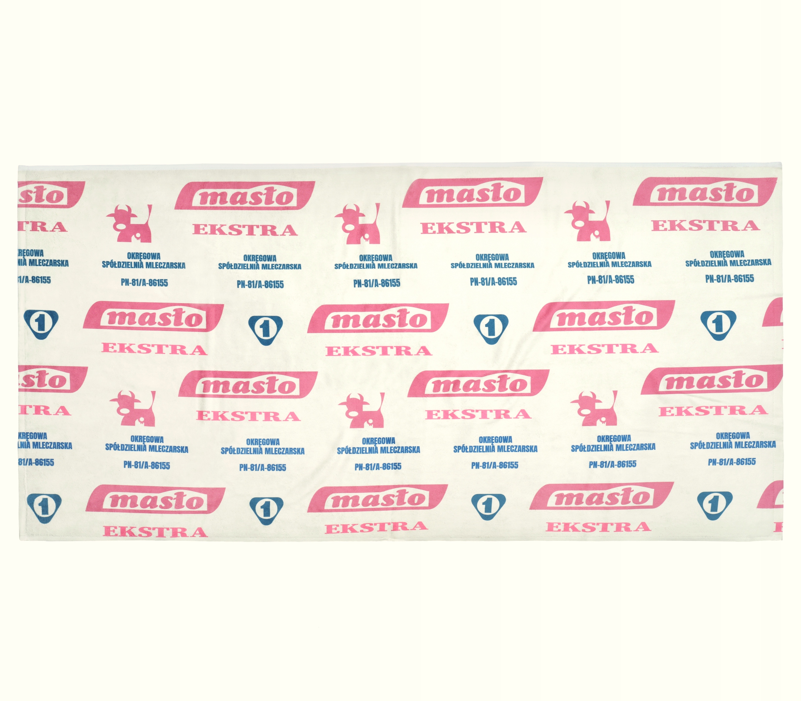 Ręcznik Masło Ekstra 76x152 śmieszny Prl komuna mamy babci dla niej